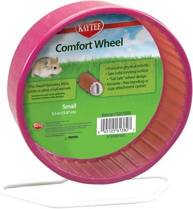 Roda de exercício Kaytee Comfort, 14 cm, multicolorida