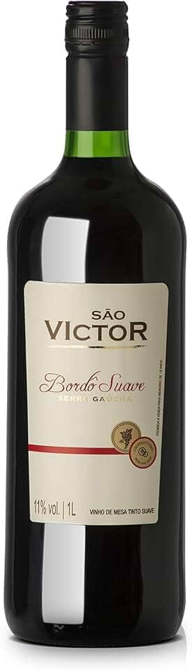 Nova Aliança Vinho de Mesa Tinto Suave São Victor 1L
