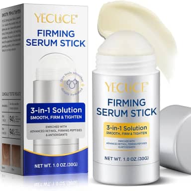 Bastão de soro firmador, bastão facial de retinol enriquecido com retinol avançado, peptídeos firmadores e antioxidantes, creme reparador antienvelhecimento para rosto, hidratação da pele, rugas