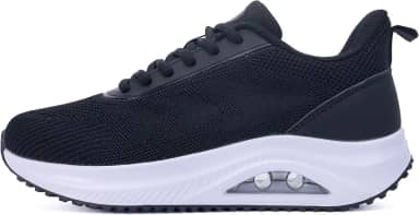 Tênis de caminhada feminino com suporte de arco ortopédico, tênis atlético para fascite plantar, alívio da dor nos pés, tamanho 36-42