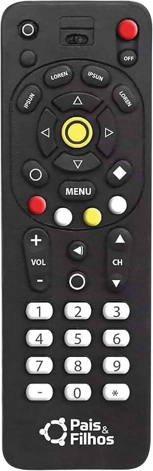 Pais E Filhos Pais & Filhos Mordedor Meu Controle Multi-Colored Tamanho Único