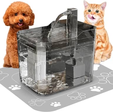 Bebedouro Para Gatos Fonte de Água Automática Pet, Bebedouro para Gatos, Alerta de Falta d'Água Com Desligamento Automático