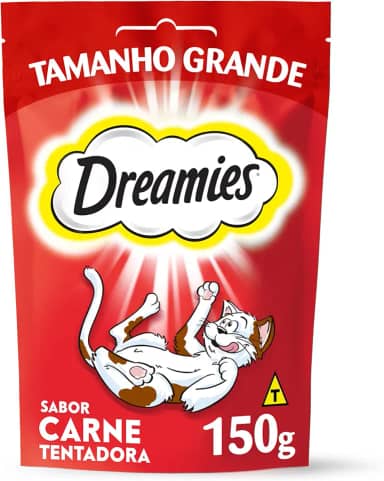 Dreamies Petisco Carne Tentadora Gatos Adultos 150G