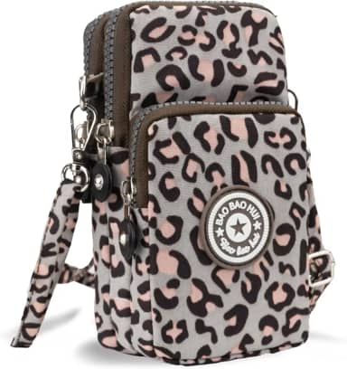 Pequena bolsa transversal para mulheres, mini bolsa de celular carteira com alça ajustável sobre o