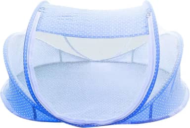 CAMA BERCO MOSQUITEIRO DOBRAVEL AZUL DM TOYS DMB6992