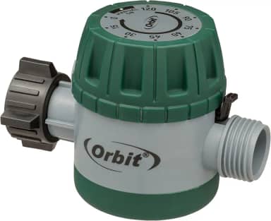 Orbit Temporizador mecânico de mangueira de irrigação 62034, as cores podem variar