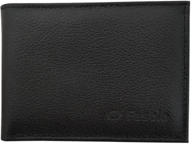 Carteira em Couro Masculina, Fasolo, Preto