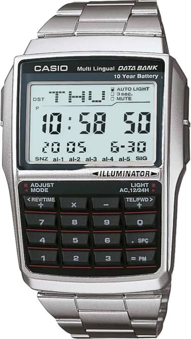 Relógio Masculino Casio Digital - Resistente à Água Calculadora DBC-32D-1ADF