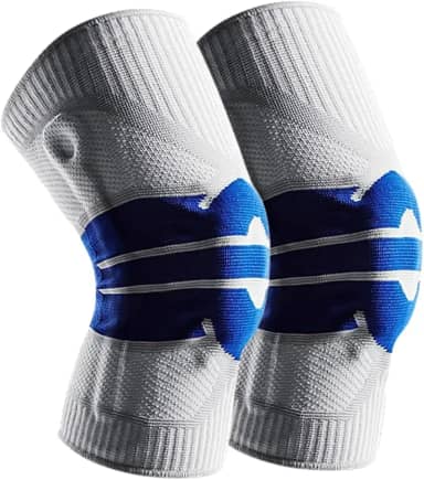 Kit par Joelheira ortopédica de compressão articulada | Protetor de joelho 3D hastes silicone |DEPARTAMENT STORE