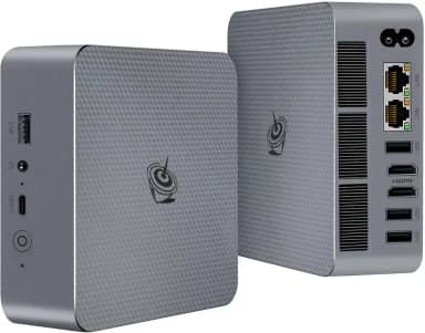 Beelink Mini PC EQI12, Intel 12ª geração Core i5-1235U (10C/12T, até 4,4GHz), mini computador com 32GB DDR4 RAM 1TB M.2 2280 PCle 4.0x4 SSD, tela dupla 4K/WiFi6/BT5.2/USB3.2/LAN Gigabit dupla