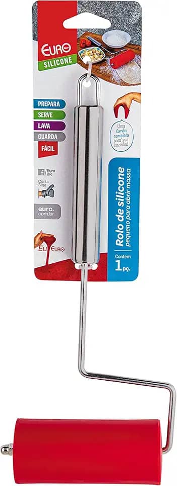 Euro Home - Rolo de Silicone Pequeno para Abrir Massa - SIL5623-VM