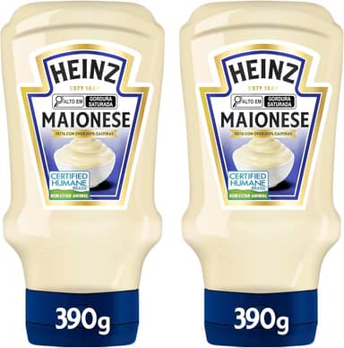 Heinz Pack Maionese Tradicional, 390G - 2 unidades