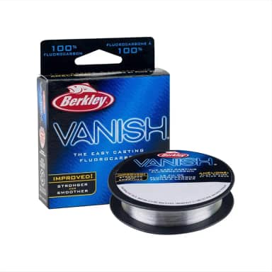 Berkley Vanish®, transparente, 4,5 kg | 4,5 kg, 100 m | Linha de pesca de fluorocarbono de 100 m, adequada para ambientes de água salgada e de água doce