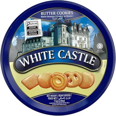 Biscoito Amanteigado WHITE CASTLE Lata 114g IMPORTADO