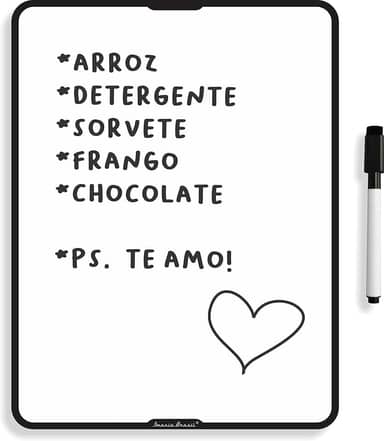 Imã Lousa Para Geladeira Lembretes/recados/anotaçoes Oferta