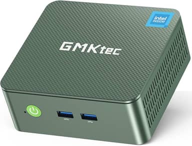 GMKtec Mini PC N150 (Atualizado N100) Windows 11 Pro Pré-Instalado, 16 Gb De Ram Ddr4, 512 Gb De Ssd Pcie M.2, Computador De Mesa 4K Dual Hdmi/Usb3.2/Wifi 6/Bt5.2/2.5Gbe Rj45 Para E