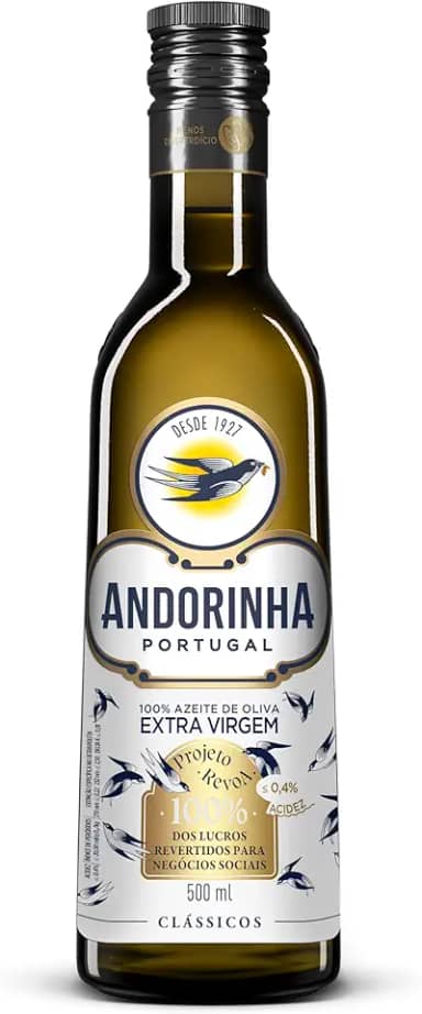 Azeite Andorinha Extra Virgem Projeto Revoa Vidro Unidade 500ml
