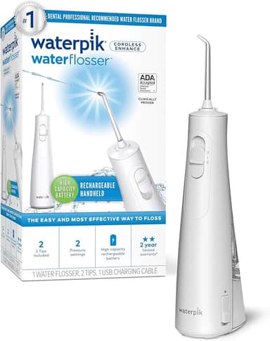 Waterpik Cordless Enhance Irrigador Oral Portátil Recarregável WF21EU