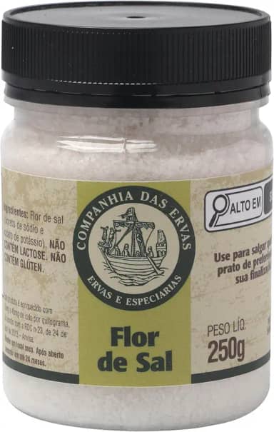 FLOR DE SAL 250g COMPANHIA DAS ERVAS
