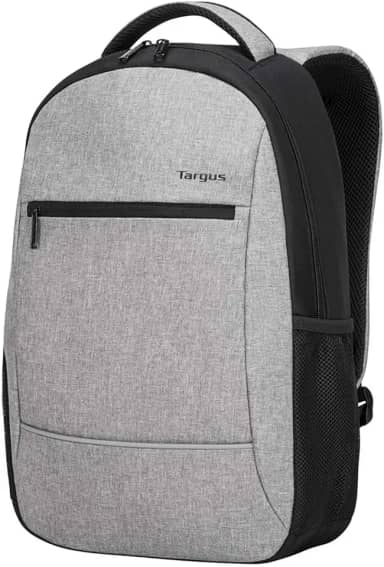 Mochila Targus Urbanite Plus para notebook até 15.6"pol, Resistente a água, Cinza - TBB582