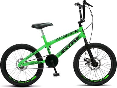 Colli Bike, Bicicleta Colli SKILL BOY, Aro 20 Aero, Guidão Cross BMX, Tam 14., 36 Raias, Freios a Disco Dianteiro e Traseiro, Descanso Lateral