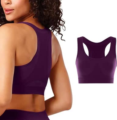 Top Academia Alta Sustenção Sem Costura Fitness Ajuste Anatômico Poliamida Elastano She by Mash Feminino