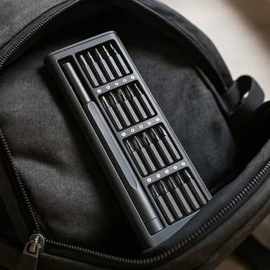 Kit Premium Chave De Fenda Magnética 25 Em 1 Para Eletrônicos, Celular, Notebook, Xbox, PC, Macbook, Marca VARENZIA