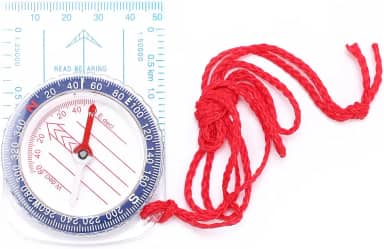 Bússola de orientação para leitura de mapas, ferramenta de navegação ao ar livre para caminhadas, acampamento e sobrevivência