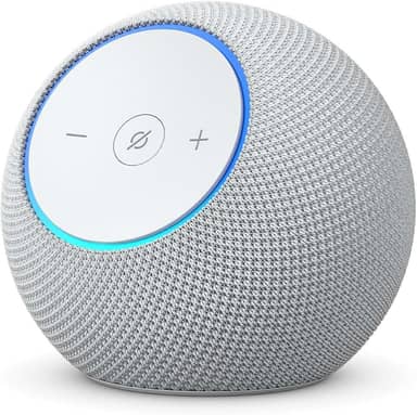 Apresentamos o Amazon Echo Dot Max (Geração mais recente), smart speaker com Alexa, som envolvente e hub de casa inteligente integrado, ideal para sua sala de estar, Cor Branca