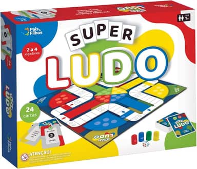 Pais & Filhos, Jogo Super Ludo, Multicolor