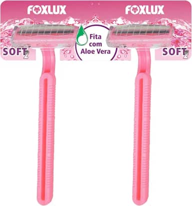 Foxlux Barbeador Soft Feminino - Cartela com 24 Unidades