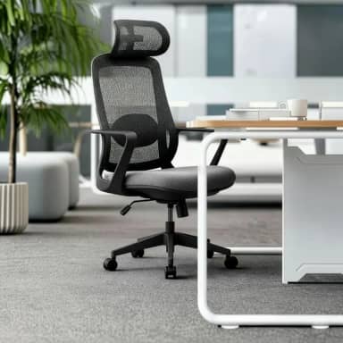 Cadeira Escritório Presidente Ergonomica Ergopro One Nr17 Cor Cinza/preto