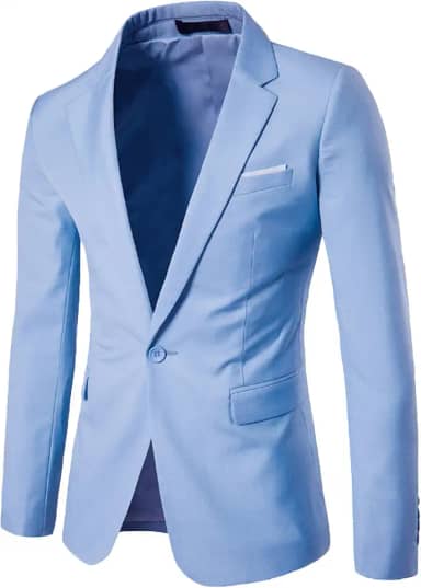 Blazer fino masculino de um botão Bestgift