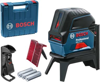 Bosch Nível Laser GCL 2-15 15m com pontos de prumo e suporte