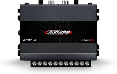 Módulo Amplificador Soundigital 400.4 Evo 6 Classe D 4 Canais 4 Ohms - por Canal 2 Ohms E Bridge 4 Ohms - 400w Rms 4c Potência Som Automotivo Carro Moto Suv 400 Wrms Sd400.4 Sd400x4 Sd400.4-4 400.4-4