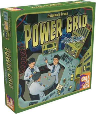 Galápagos, Power Grid: Card Game, Jogo deCartasCompetitivo CartasCompetitivo, 2 a 6 jogadores, 60 min