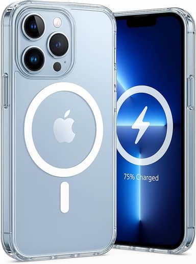 Capa Mag-safe para [iPhone 14 Pro] Capinha Slim Premium com [Proteção de Camera] Magnética Compativel com Mag-Safe Anti-Amarelamento, Transparente Clear Case, Resistente a Riscos e Anti Impacto