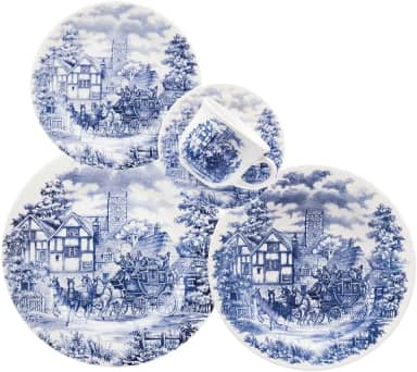 Aparelho de Jantar e Chá 20 peças Donna Cena Inglesa