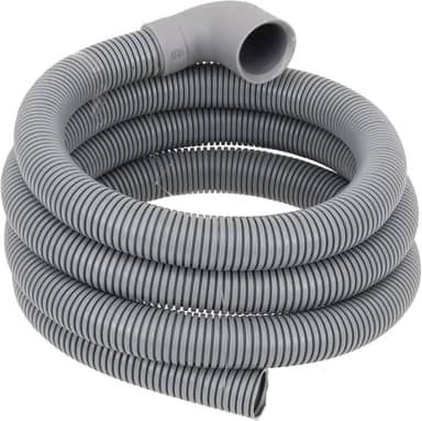 Mangueira Saída Água Máquina De Lavar Universal 5m Metros Cinza | Ledmang