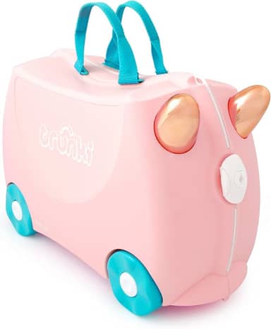 Trunki Mala Infantil Com Rodinha Flossi o Flamingo