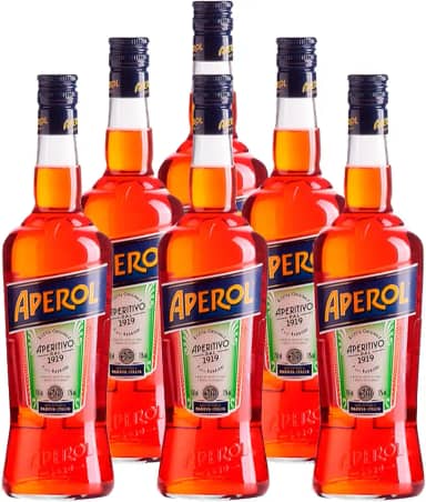 Aperitivo Italiano Aperol 750ml 6 Unidades