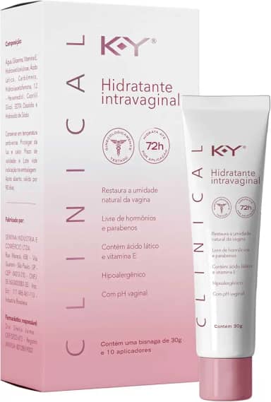 KY® Clinical Hidratante Intravaginal 10AP 30G