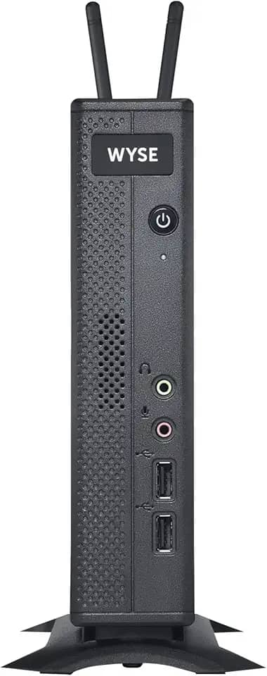 Dell Mini Desktop Wyse G9MYN 7010, 4 GB de RAM, Flash de 16 GB, AMD Radeon HD 6320, preto