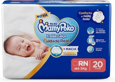 MamyPoko Fralda-Calça Recém-Nascido Regular 20 Unidades