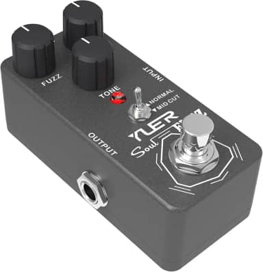 Kmise Soul Fuzz, Pedal De Guitarra, Efeitos Para Guitarra Elétrica Guitarras E Baixos, Mini Tipo Single Dc 9V True Bypass