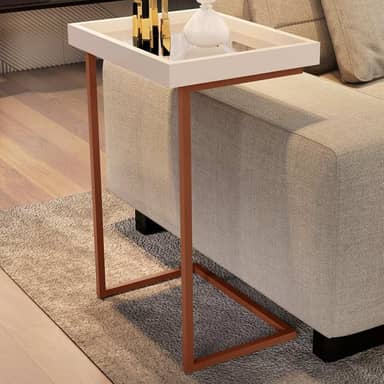 Mesa de Canto Perola/Bronze 4774 - Jb Bechara