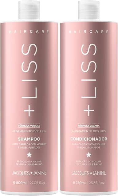 Jacque Janine Kit Shampoo E Condicionador Liss 450Ml