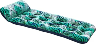 Boia de piscina Aqua Comfort – Boias infláveis de piscina para adultos com apoio de cabeça e apoio para os pés – várias cores