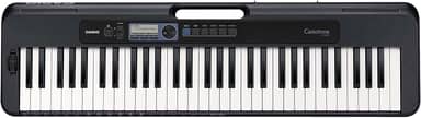 TECLADO MUSICAL CASIOTONE BÁSICO, CASIO, CT-S300C2-BR PRETO