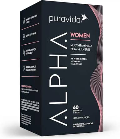 Puravida Suplemento alimentar Alpha Women 60 cápsulas